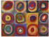 Art-Land Farbstudie Quadrate und konzentrische Ringe 1913 60x45cm