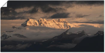 Art-Land Dents du Midi, Schweizer Berge 100x50cm