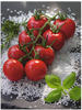 Artland Wandbild »Tomaten Rispe auf Salz«, Lebensmittel, (1 St.), als Alubild,