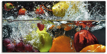 Art-Land Spritzendes Obst auf dem Wasser 150x75cm