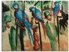 Artland Leinwandbild »Bei den Papageien«, Vögel, (1 St.), auf Keilrahmen...