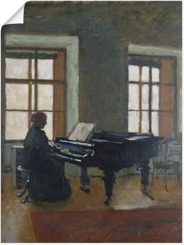 Art-Land Am Klavier 1910 Leinwandbild 60x80cm