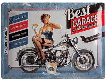 Nostalgic Art Best Garage Blue 40x30cm