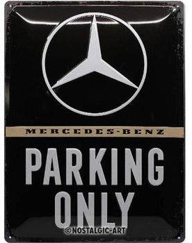 Nostalgic Art Mercedes-Benz Parking Only 30x40cm