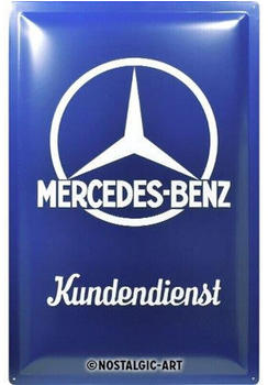 Nostalgic Art Mercedes-Benz Kundendienst 40x60cm