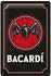 Nostalgic Art Bacardi Logo Black 20x30cm