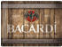 Nostalgic Art Bacardi Wood Barrel Logo 40x30cm