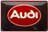 Nostalgic Art Audi Logo Red Shine 30x20cm