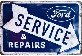Nostalgic Art Ford Service & Repairs 30x20cm