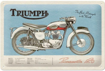 Nostalgic Art Triumph Bonneville 30x20cm