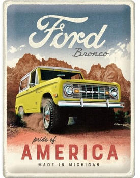 Nostalgic Art Ford Bronco Pride of America Special Edition 30x40cm