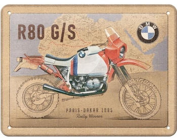 Nostalgic Art BMW R 80 G/S Paris Dakar 20x15cm