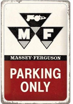 Nostalgic Art Massey Ferguson Parking Only 20x30cm