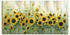 Art-Land Sonnenblumenwiese 100x50cm