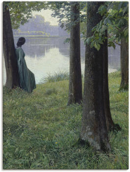 Art-Land Morgen am Teich in Rastede 1906 60x80cm