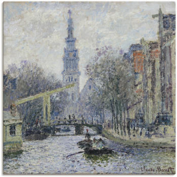 Art-Land Ansicht von Amsterdam mit Kanal 1874 50x50cm