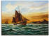 Art-Land Segelschiff auf See maritime Malerei 80x60cm