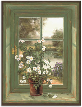 Art-Land Wildrosen am Fenster 45x60cm