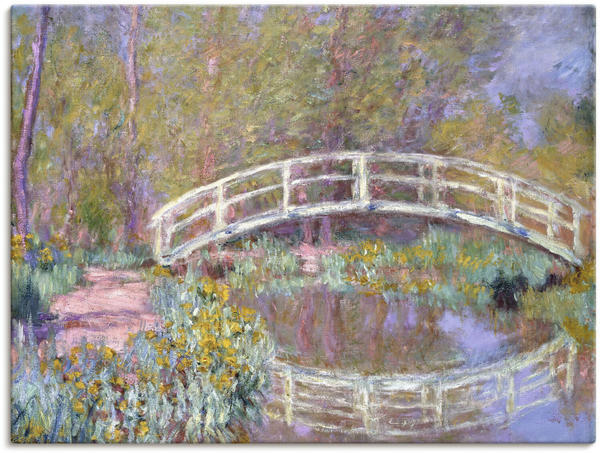 Art-Land Brücke in Monets Garten (Pont dans le Jardin de Monet) 1895-96 120x90cm