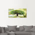 Art-Land Frühlingsbaum auf abstraktem Hintergrund 100x50cm