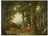 Art-Land Waldlandschaft mit Rotwild um 1760/70 80x60cm