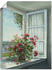 Art-Land Geranien am Fenster 60x80cm