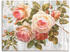 Art-Land Vintage Rosen auf Holz 60x45cm