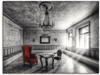 Artland Wandbild »Lost Place - Roter Sessel«, Architektonische Elemente, (1 St.)
