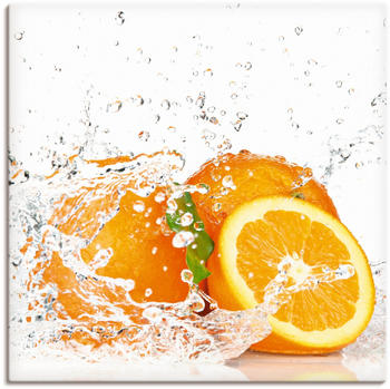 Art-Land Orange mit Spritzwasser 40x40cm