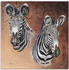 Art-Land Zebra Porträts 50x50cm
