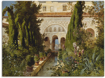 Art-Land Der Garten des Generalife bei Granada 1885 80x60cm