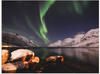 Artland Wandbild »Nordlicht Norwegen II«, Himmel, (1 St.), als Alubild,