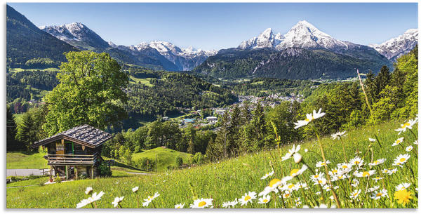 Art-Land Malerische Landschaft in den Bayerischen Alpen, Deutschland 40x20cm