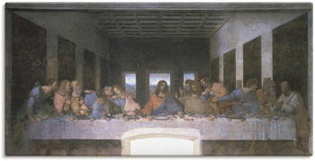Art-Land Das letzte Abendmahl 1495-1497 (Aufnahme nach der Restaurierung) 100x50cm