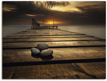 Art-Land Sonnenaufgang am Schwarzen Meer Küste neben Varna, Bulgarien 40x30cm