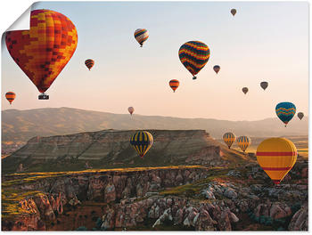 Art-Land Die großartige Touristenattraktion von Kappadokien Ballonfahrt 80x60cm