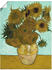 Art-Land Vase mit Sonnenblumen 1888 45x60cm