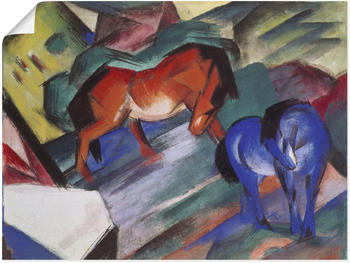Art-Land Rotes und blaues Pferd 1912 60x45cm