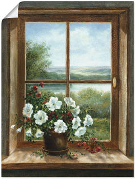 Art-Land Blumen am Fenster 60x80cm