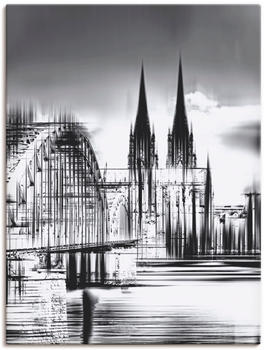 Art-Land Köln Skyline Abstrakte Collage 30x40cm