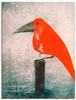 Artland Wandbild »Der Rote Vogel«, Vögel, (1 St.), als Leinwandbild, Poster...
