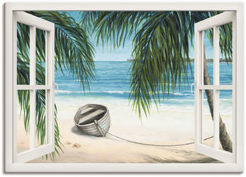 Art-Land Fensterblick Karibik 70x50cm
