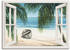 Art-Land Fensterblick Karibik 70x50cm