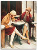 Artland Wandbild »Cafe II«, Frau, (1 St.), als Leinwandbild, Poster in...