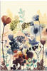 Artland Wandbild »Sonnengetrocknete Blüten I«, Blumenwiese, (1 St.), als...