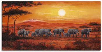Art-Land Elefantenherde 150x75cm