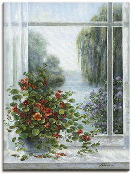 Art-Land Kapuzinerkresse am Fenster 60x80cm