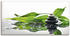 Art-Land Spa mit Steinen und ein Zweig des grünen Bambus 100x50cm