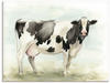 Artland Wandbild »Wasserfarben Kuh I«, Haustiere, (1 St.), als Leinwandbild,...