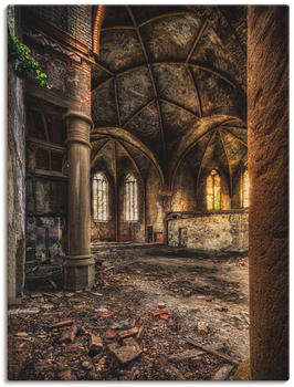 Art-Land Lost Place verlassene Kirche 60x80cm